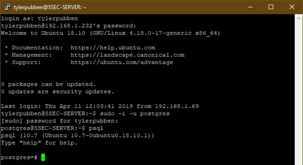 sql tabs connect to postgres