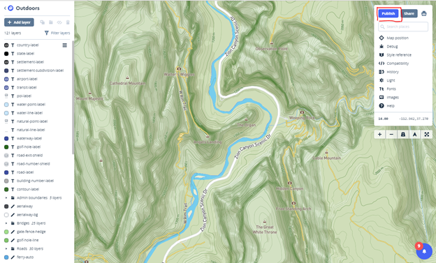 mapbox outdoors wms url